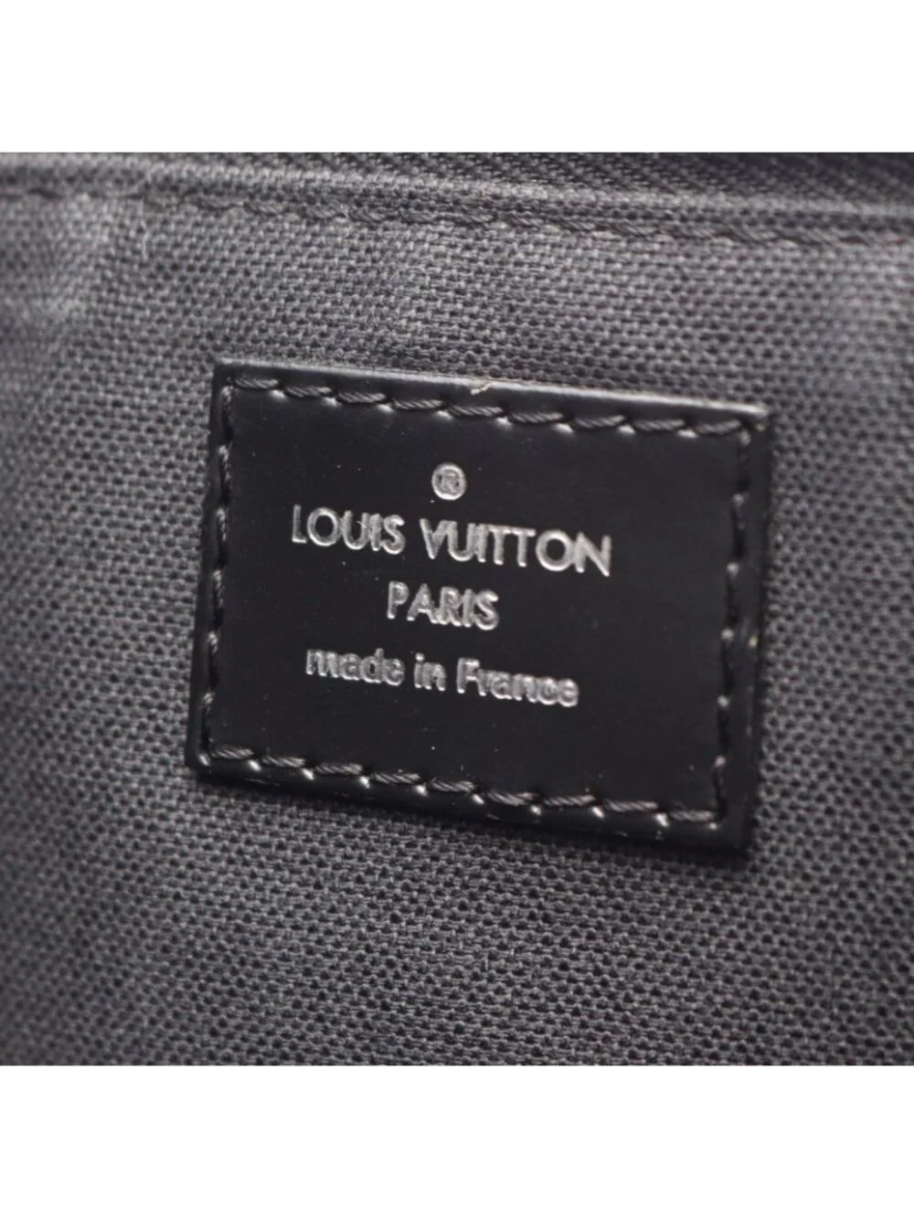 Louis Vuitton Shoulder Bag Mick PM Damier Graphite Canvas Leather